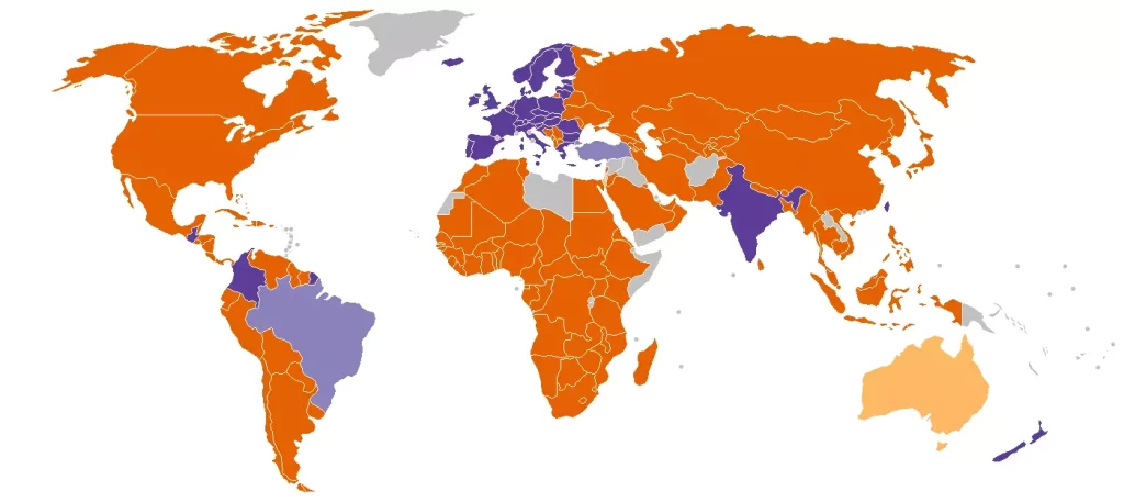 mappa paesi cosmesi cruelty free